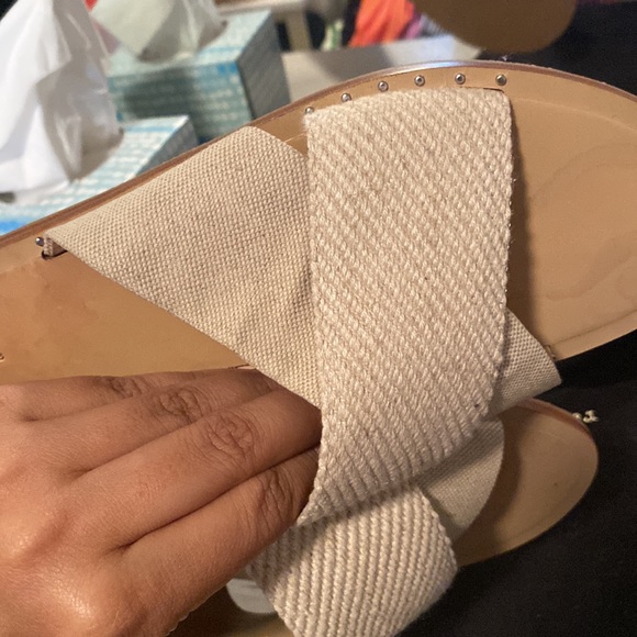 Rag & Bone fabric criss-cross slides - Picture 7 of 8
